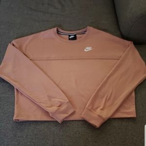 Nike rose gold top
